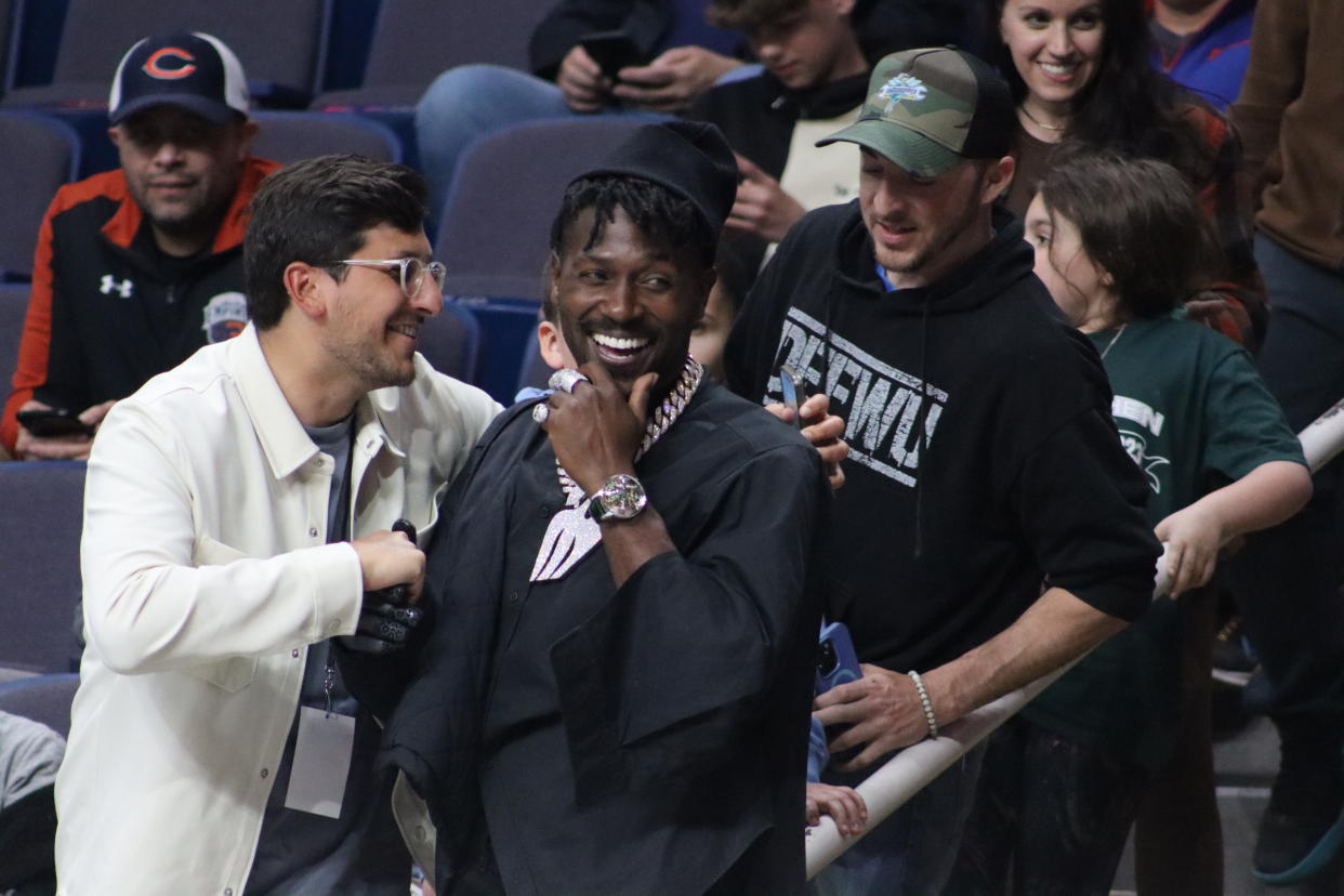 Antonio Brown was all smile early in his ownership of the Albany Empire. (Courtesy of Ben Nelson / Albany Empire)