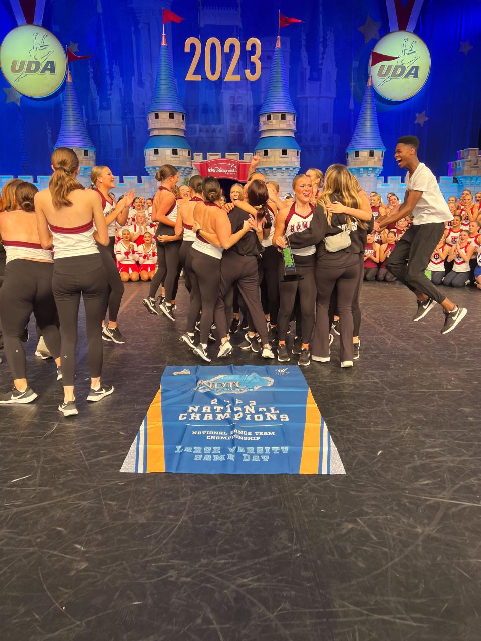 Bearden High School Dance Team took home the first-place trophy in the Large Varsity Game Day division during the Universal Dance Association (UDA) National Dance Team Championships, held in Orlando from February 3-5, 2023.