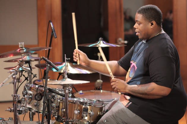 Aaron Spears Records Drum Instruction DVD - Credit: Andrew Lepley/Redferns/Getty Images