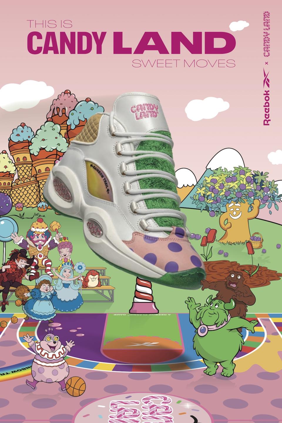 Reebok's Sweet Moves Candy Land sneakers