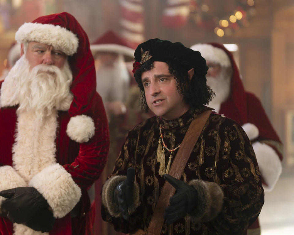 Jim O'Heir and David Krumholtz in episode 5 of 'The Santa Clauses'<span class="copyright">Courtesy of Disney/James Clark</span>