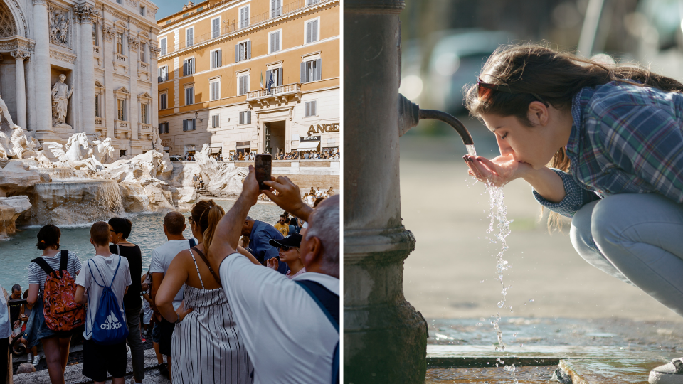 Rome has found a new approach to deal with unruly tourists. Images: Getty