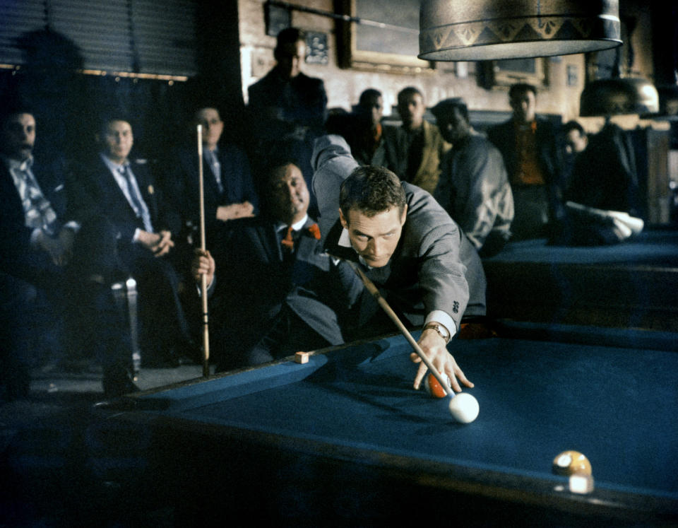 American actor Paul Newman on the set of Sharks, directed by Robert Rossen. (Photo by Sunset Boulevard/Corbis via Getty Images)