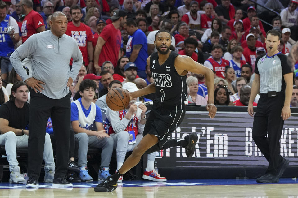 Mikal Bridges。（Photo by Mitchell Leff/Getty Images）