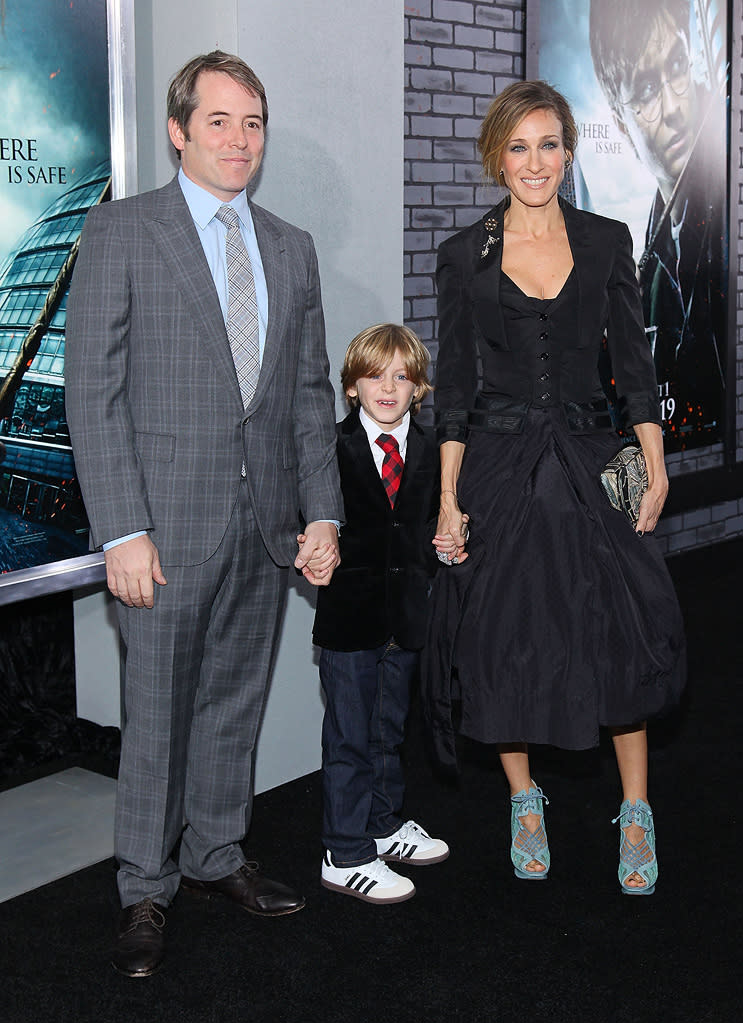 Harry Potter and the Deathly Hallows Pt 1 NYC premiere 2010 Matthew Broderick Sarah Jessica Parker