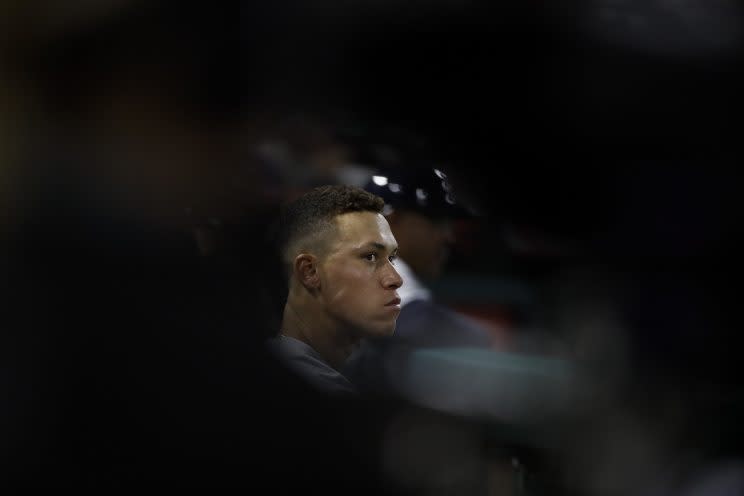 Already in his rookie season, Aaron Judge has planted himself as the best player in baseball. (AP)