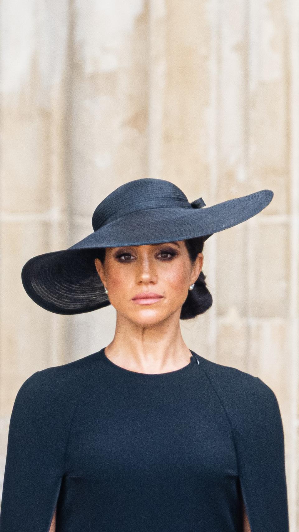 Meghan Markle's funeral hat, 2022