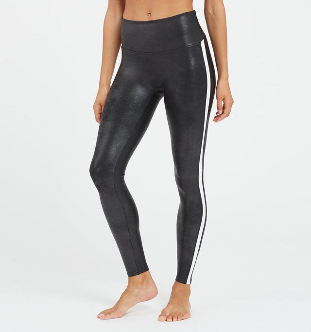Spanx faux leather camo leggings: Snag these slimming pants for a