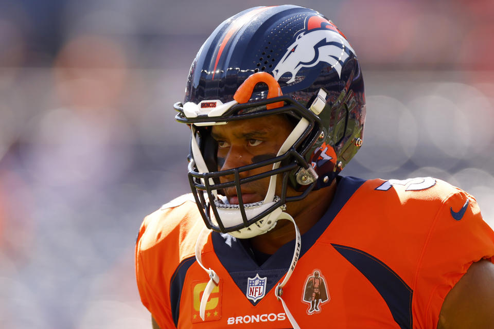 Russell Wilson will be with the Broncos for the foreseeable future, but they're not close to a title right now, and trading Bradley Chubb signaled that fact. (Photo by Justin Edmonds/Getty Images)