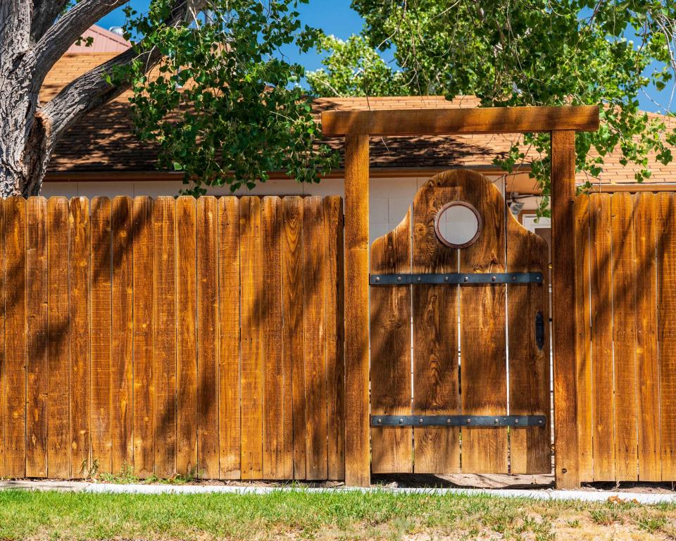 10. Choose a characterful gate for your fence