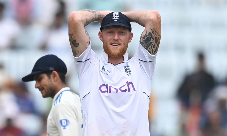 <span>Ben Stokes experienced his first series defeat since taking over as captain two years ago.</span><span>Photograph: Gareth Copley/Getty Images</span>
