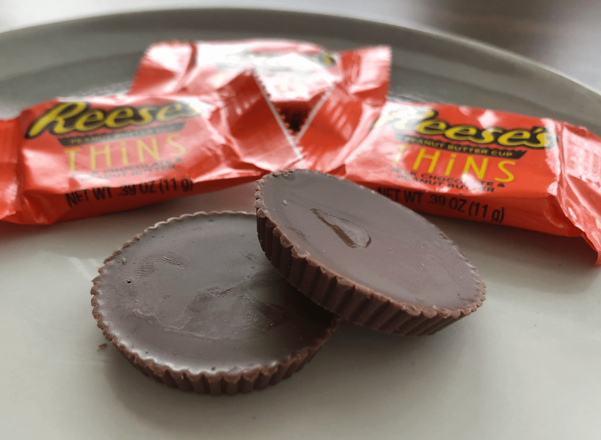 reeses thins out of the package.