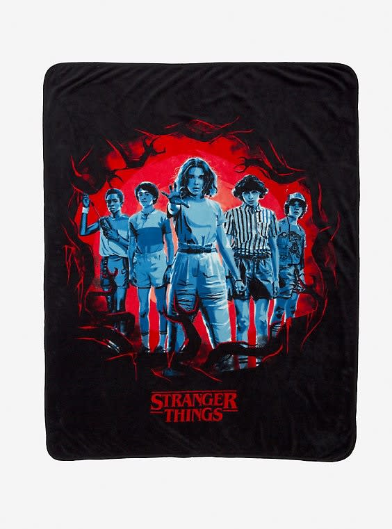 'Stranger Things' Plush Throw Blanket