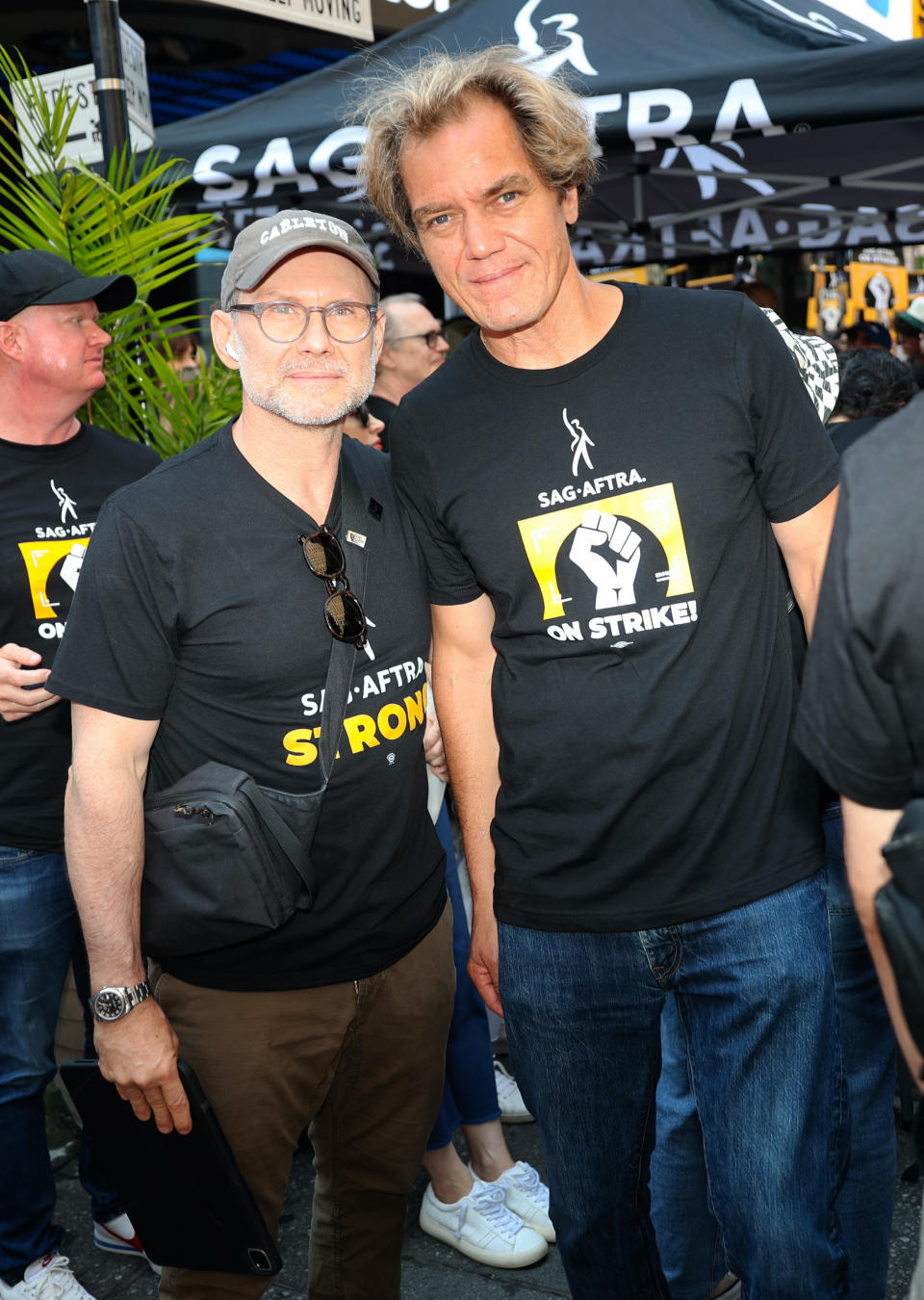 Christian Slater and Michael Shannon (Photo by Jose Perez/Bauer-Griffin/GC Images)