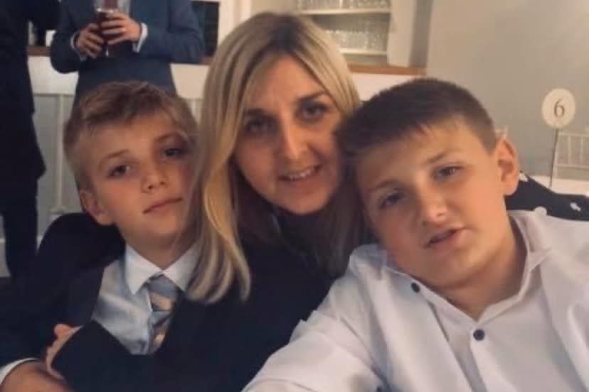 Lorna Caley-Liddle is pleading for help in funding cancer treatment to enable her to spend a few more months with her two sons (Lorna Caley-Liddle)