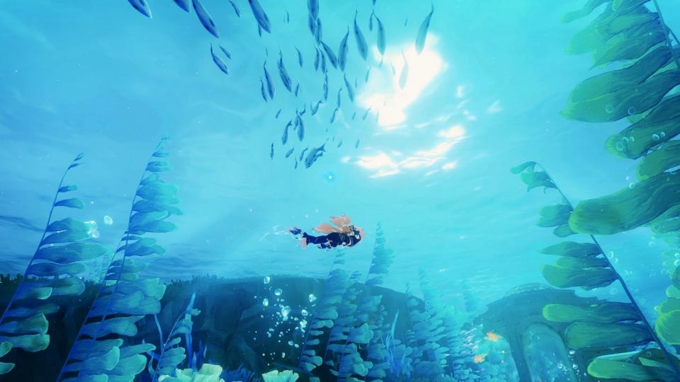 A short teaser showed that Travelers will soon be able to swim and explore underwater once Fontaine is released. (Photo: HoYoverse)