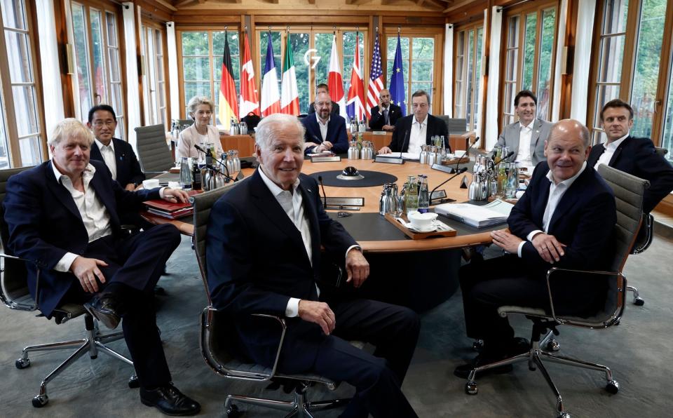 The G7 leaders vowed to explore plans to ratchet up pressure on the Kremlin with a price cap on Russian oil - Benoit Tessier 