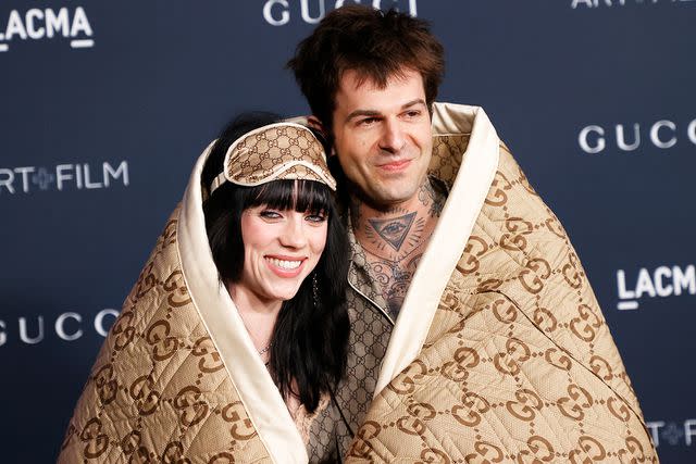 <p>MICHAEL TRAN/AFP via Getty</p> Billie Eilish and Jesse Rutherford attend the 11th Annual LACMA Art+Film Gala at Los Angeles County Museum of Art in Los Angeles, California, on November 5, 2022.