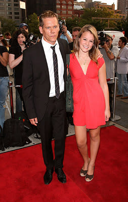 Kevin Bacon and daughter Sosie at the New York premiere of 20th Century Fox's Death Sentence