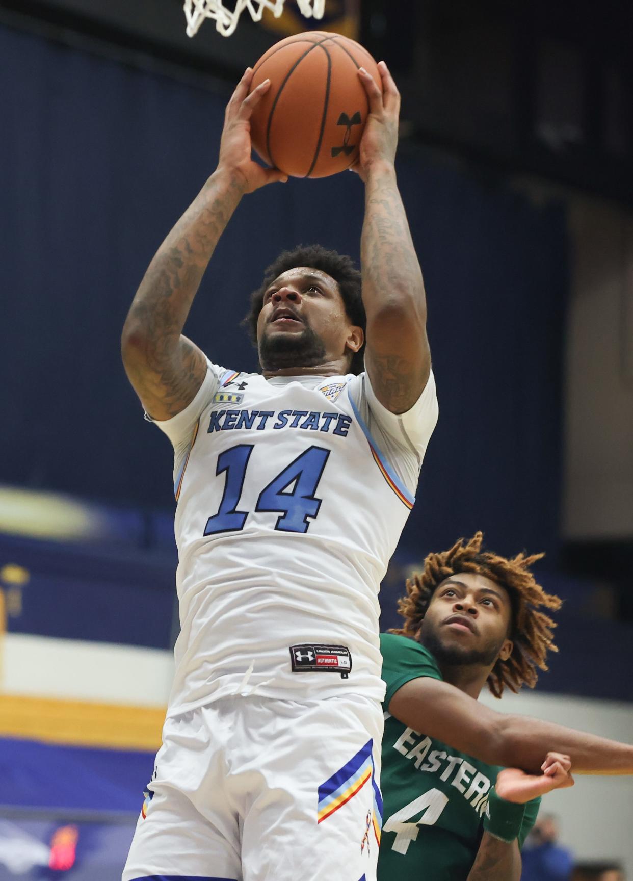 Kent State senior forward Tervell Beck is shooting a team-best 45.5% from 3-point range this season.