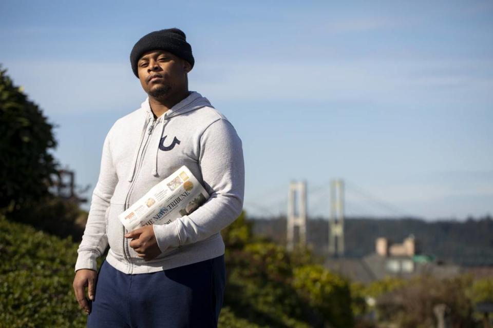 Sedrick Altheimer was delivering newspapers on his route in the West End of Tacoma late at night in January, when a white SUV started following his car. Later, he found out that the driver of the car was Pierce County Sheriff Ed Troyer. Bettina Hansen/The Seattle Times