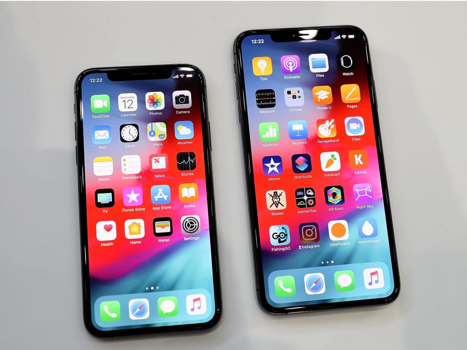 iPhone XS and XS Max