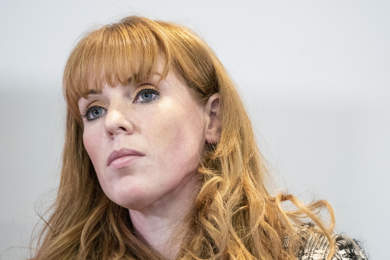 File photo dated 29/11/2021 of Labour's deputy leader Angela Rayner who has accused Tory MPs of using anonymous briefings to spread 
