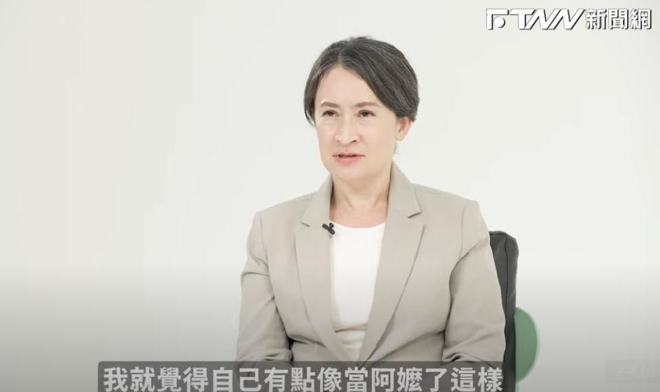 作為駐美代表處的「大家長」，蕭美琴也分享「我就覺得自己有點像當阿嬤了」。（圖／翻攝賴清德Yotube頻道）