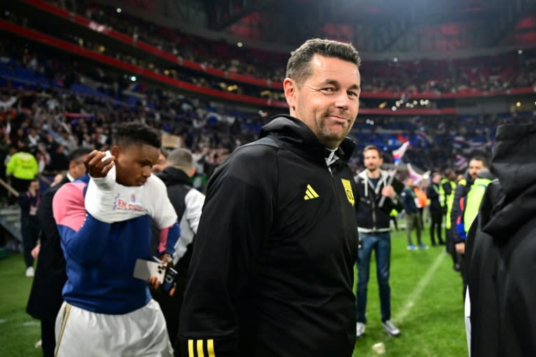 Pierre Sage has overseen Lyon's remarkable revival over the last four months (Olivier CHASSIGNOLE)