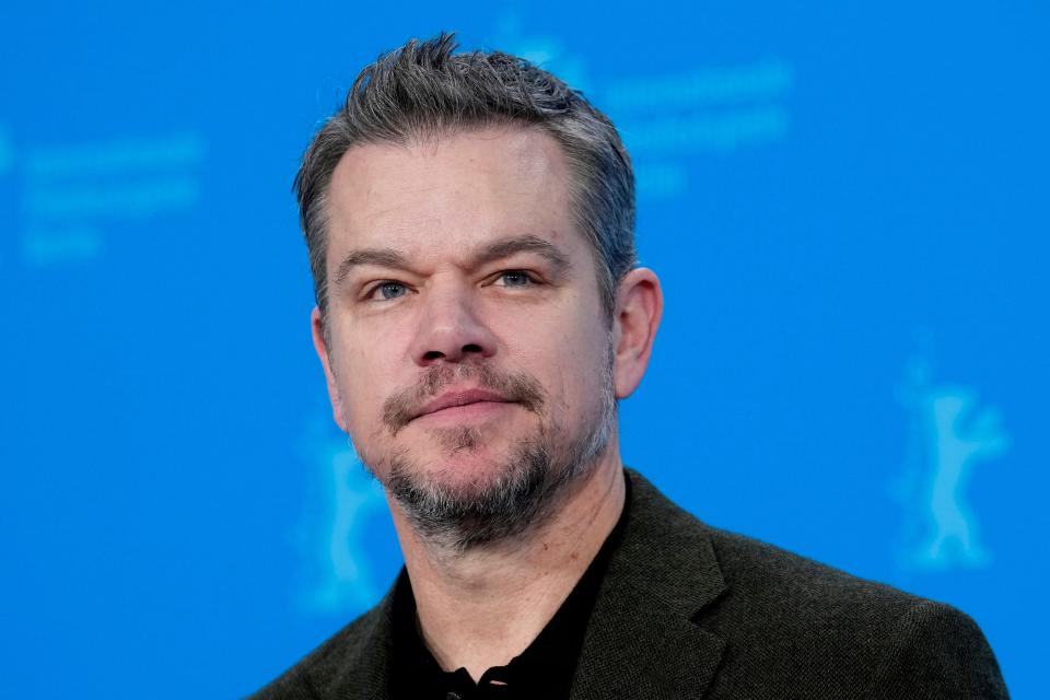 Matt Damon at the Berlin International Film Festival in Germany earlier this month.