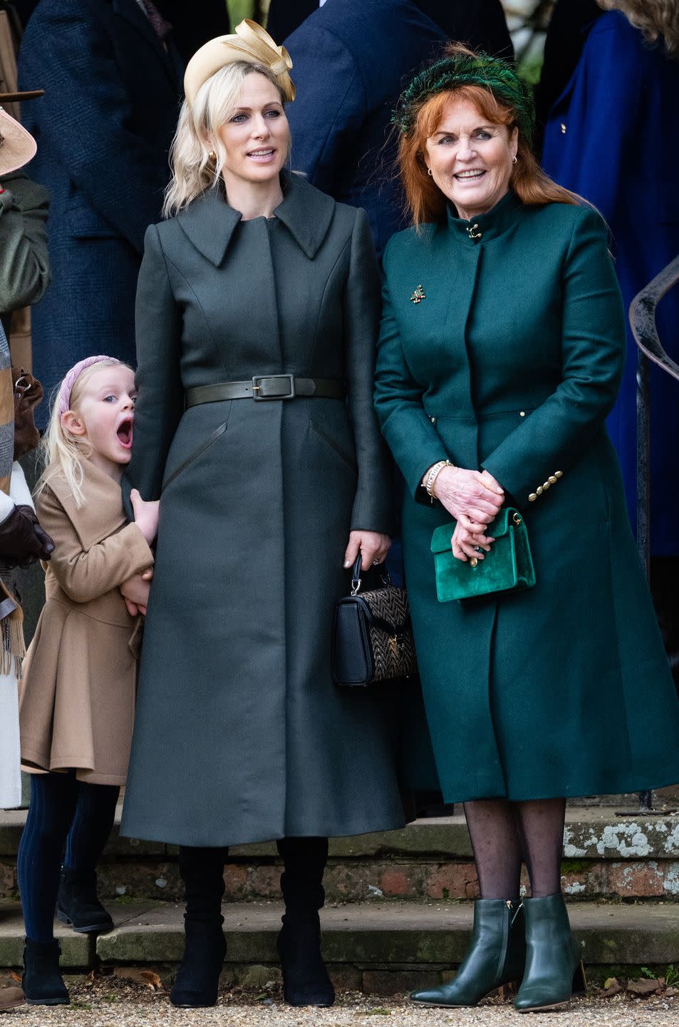 the british royal family attend the christmas morning service