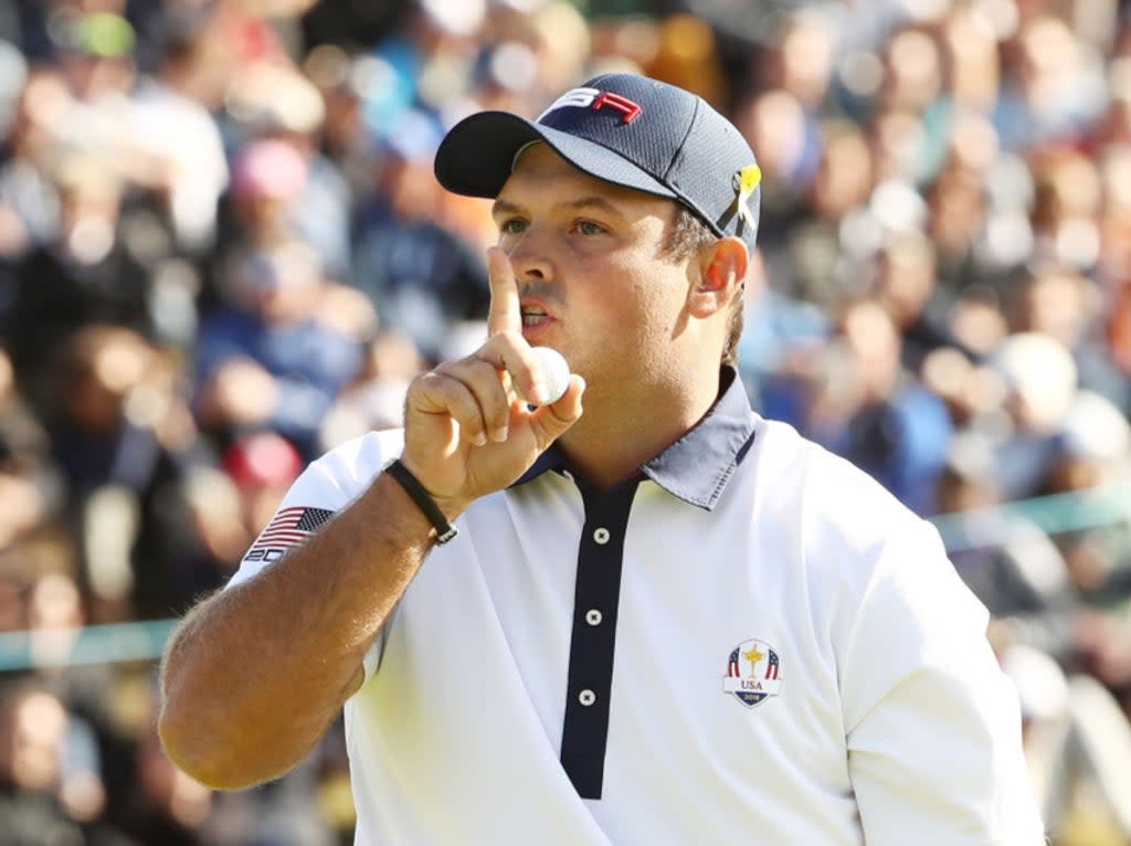 Patrick Reed in action at the 2018 Ryder Cup (Getty Images)