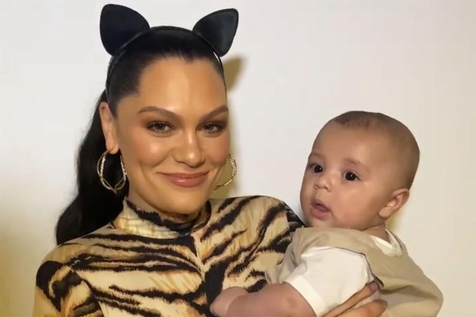 <p>Jessie J/Instagram</p> Jessie J and son Sky on Instagram