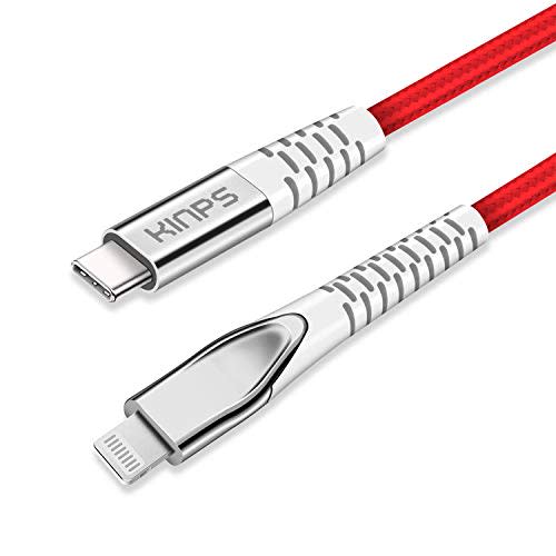 KINPS MFI Certified (10ft/3m) USB C to Lightning Fast Charging Cable Compatible with iPhone