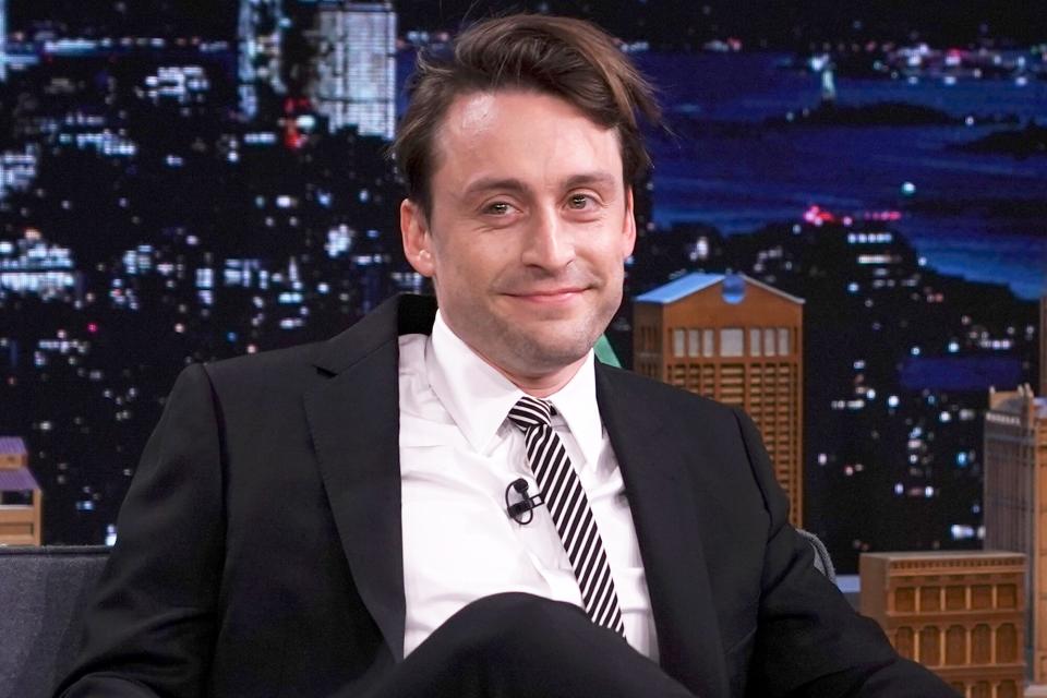 THE TONIGHT SHOW STARRING JIMMY FALLON -- Episode 1545 -- Pictured: Actor Kieran Culkin during an interview on Friday, November 5, 2021