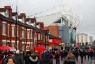 <p>Fans make their way to the ground </p>