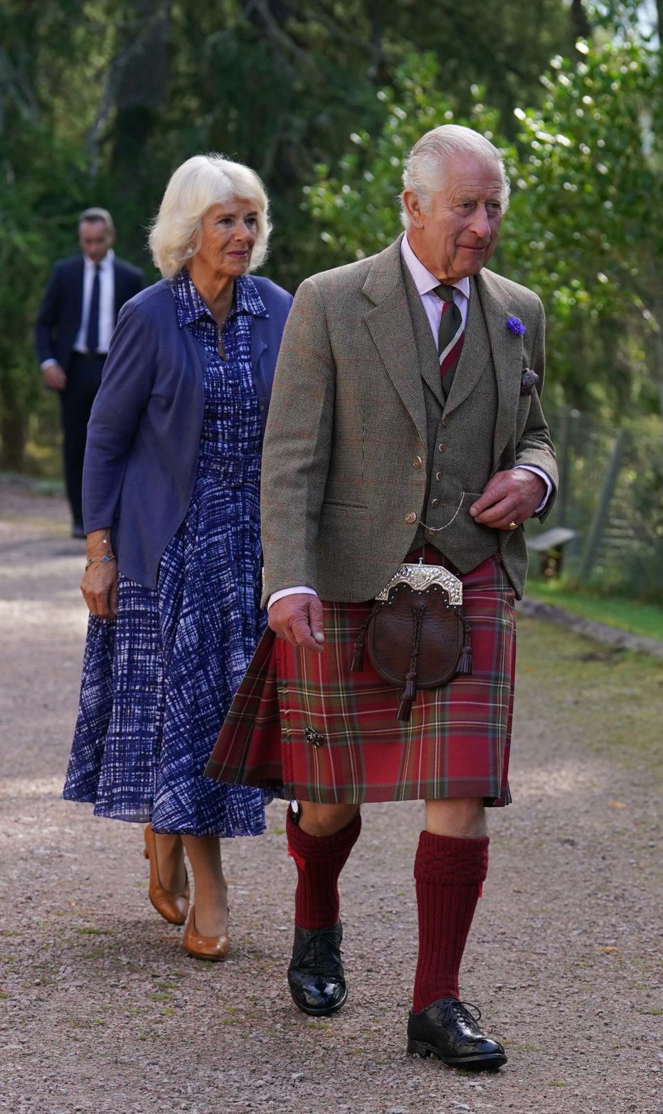 King Charles and Queen Camilla at an event