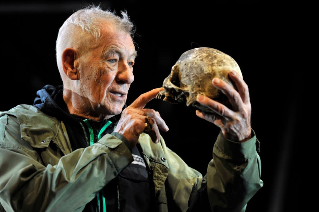 Ian McKellen as Hamlet in William Shakespeare’s Hamlet directed by Sean Mathias at the Theatre Royal Windsor England. Corbis via Getty Images