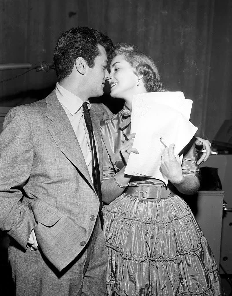 1952: Janet Leigh and Tony Curtis