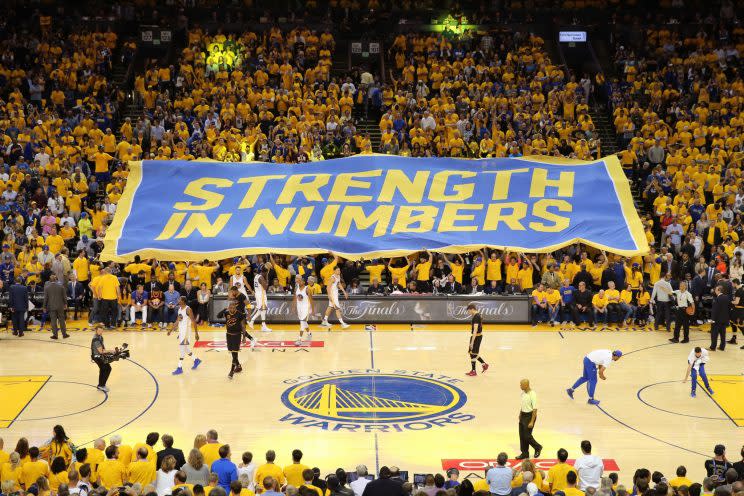 The Warriors are moving out of Oracle Arena in 2019. (Getty)