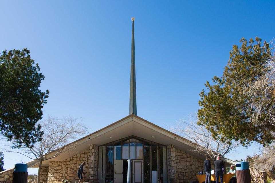 The sanctuary at the Joshua Tree Retreat Center in Joshua Tree, Calif., on Feb. 20, 2023.