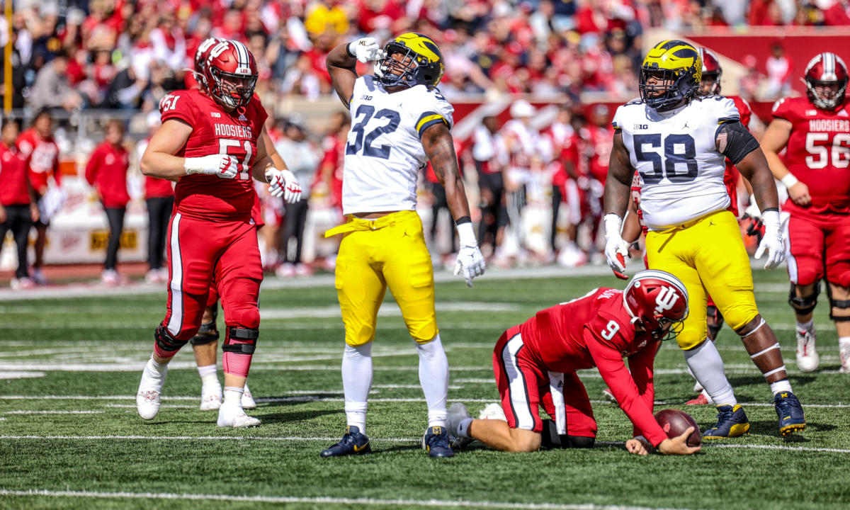 Michigan football calls shenanigans on bad ref calls vs. Indiana