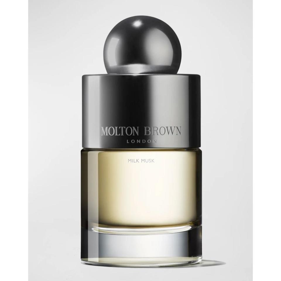 <p><a href="https://go.redirectingat.com?id=74968X1596630&url=https%3A%2F%2Fwww.neimanmarcus.com%2Fp%2Fmolton-brown-milk-musk-eau-de-toilette-3-3-oz-prod234350328&sref=https%3A%2F%2Fwww.menshealth.com%2Fgrooming%2Fg43990546%2Fbest-musk-colognes%2F" rel="nofollow noopener" target="_blank" data-ylk="slk:Shop Now;elm:context_link;itc:0;sec:content-canvas" class="link ">Shop Now</a></p><p>Milk Musk</p><p>$120.00</p><p>neimanmarcus.com</p>