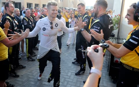 Nico Hulkenberg bids a likely farewell to F1 - Credit: AP