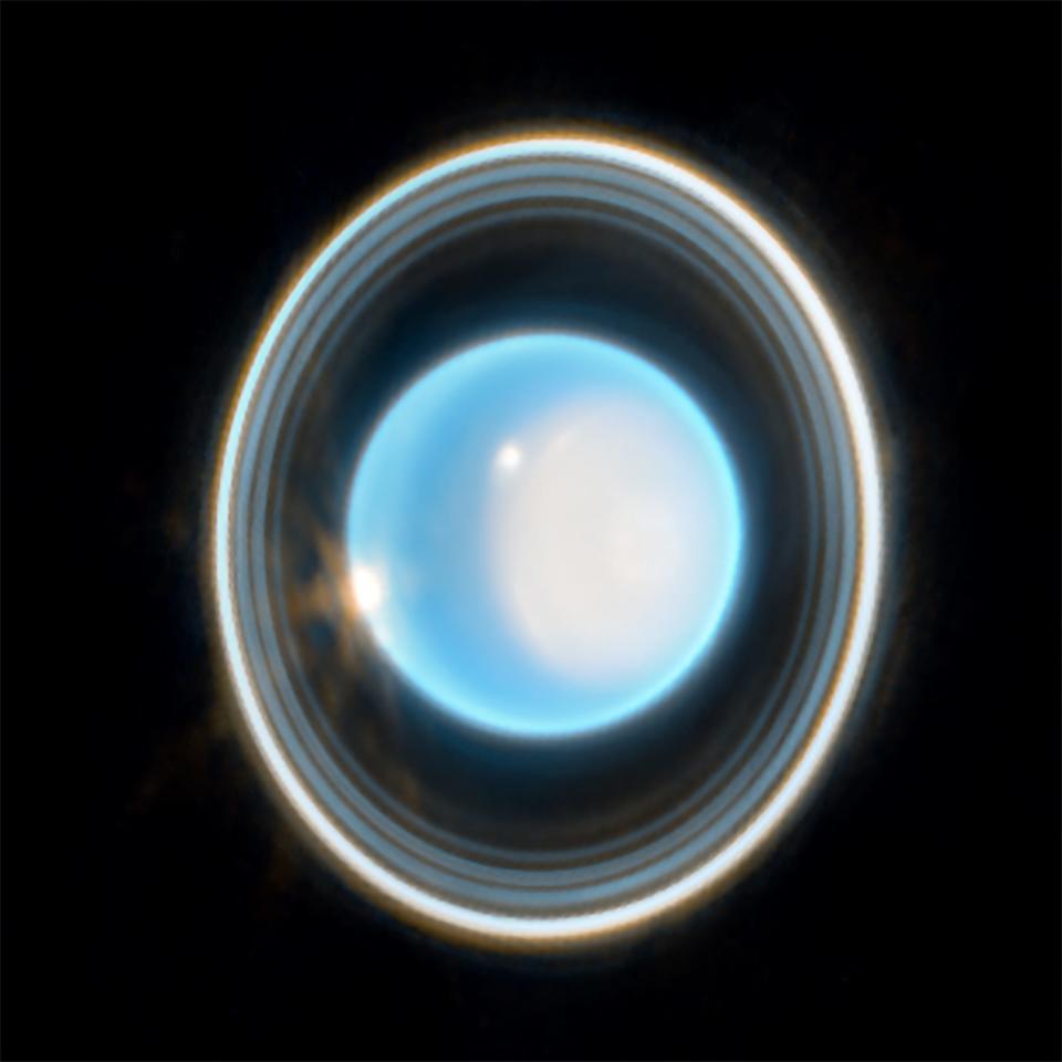 New photo of the planet Uranus. Photo provided by NASA
