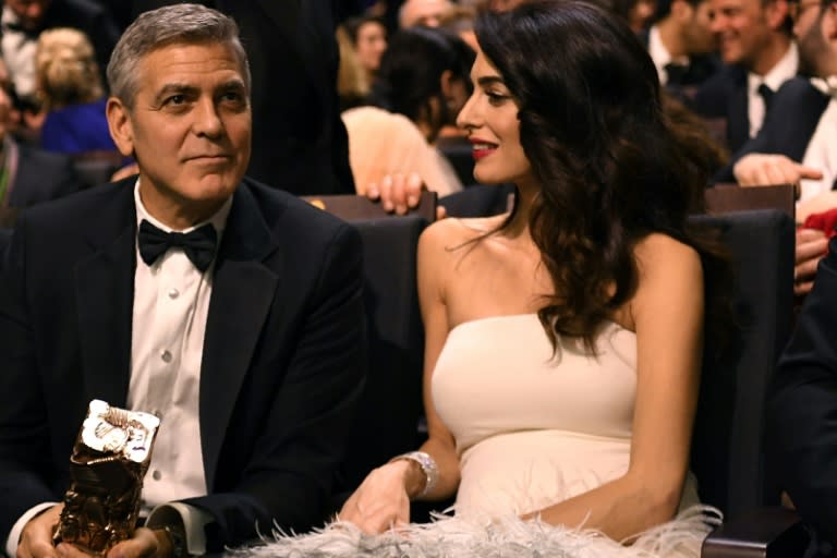 US actor George Clooney made a politically charged speech at France's Cesar awards