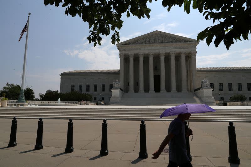 United States Supreme Court issues rulings on Capitol Hill in Washington