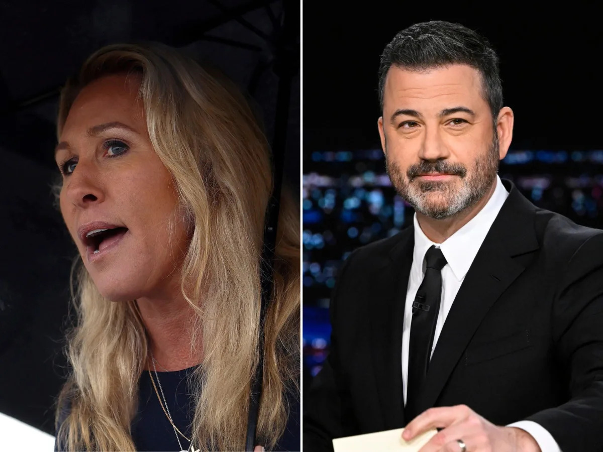 Rep. Marjorie Taylor Greene says she reported Jimmy Kimmel to the Capitol Police..