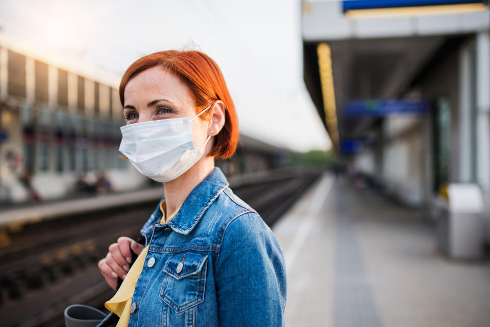 The wearing of face masks could be causing conflict within households. (Getty Images)