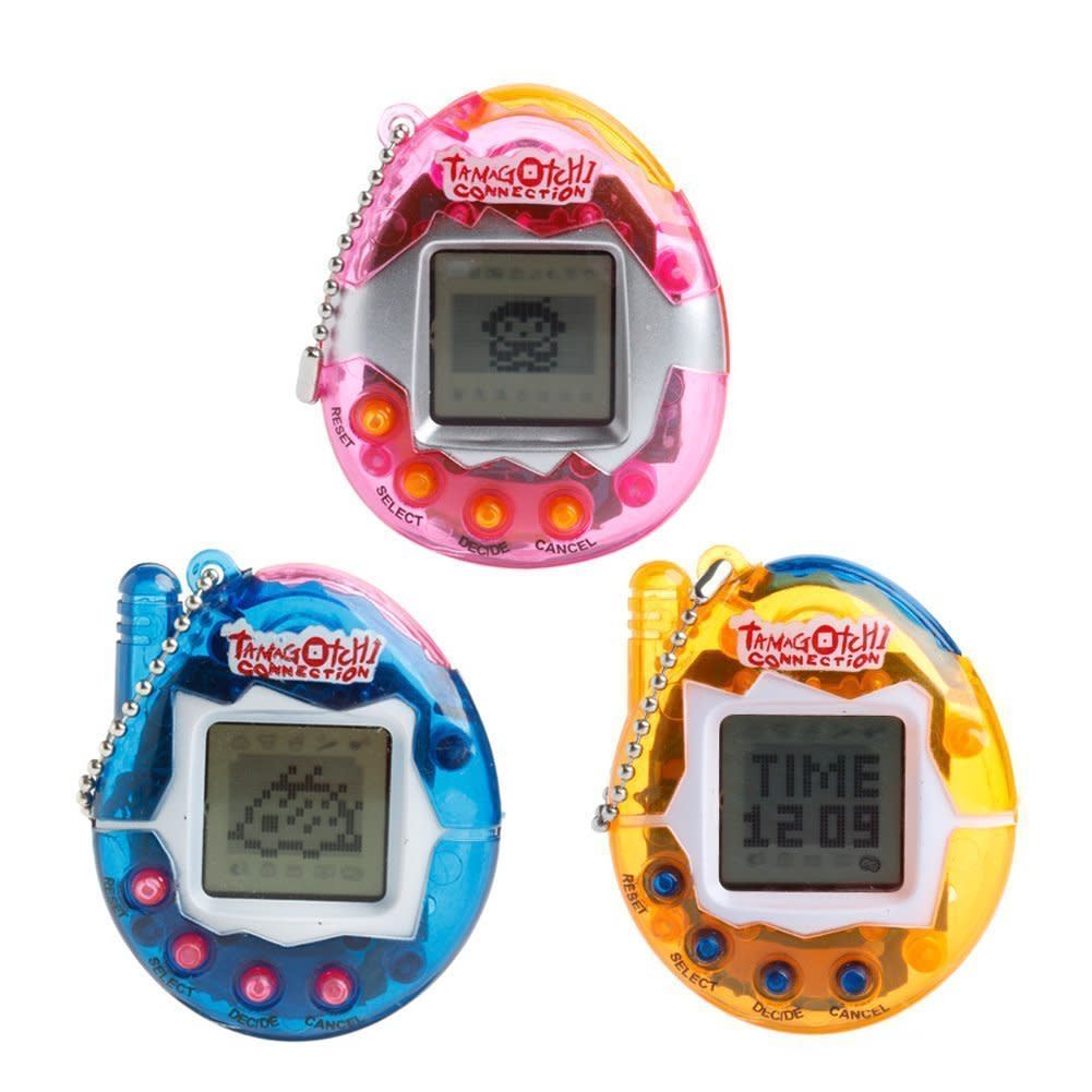 Three Tamagotchi toys